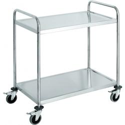 Stalgast Chariot de Service en Inox 2 à 3 Étagères Inox 2 étagères 661022 - 652217778953_0