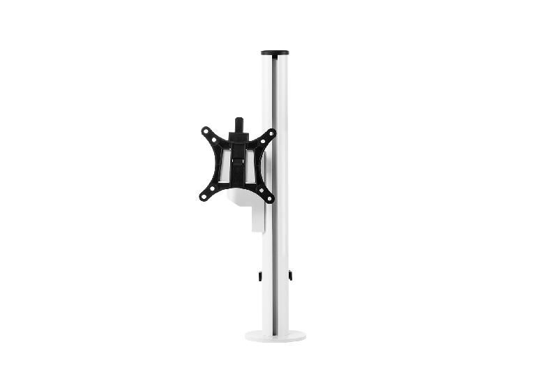 Support pour écran Filex Galaxy Modular Single Short - Pince/boulon - Blanc_0