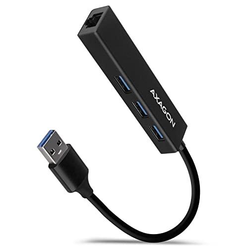 AXAGON HMA-GL3A MULTIPORT HUB USB 3.0 TYPE A, GBIT-LAN, 3 X USB-A, MIC_0