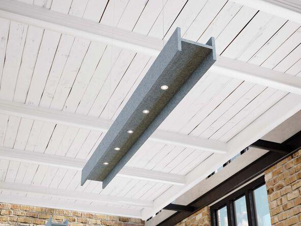 Suspension acoustique IPN avec spot LED inclus_0