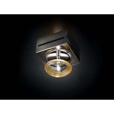 APPLIQUE MURALE CAPRICCIO CHROMÉ ET VERRE OR 20W 1XG4 - METAL LUX - 16810113_0