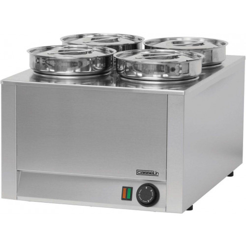 BAIN MARIE À SAUCE 4 X 4,5 L PROFESSIONNEL