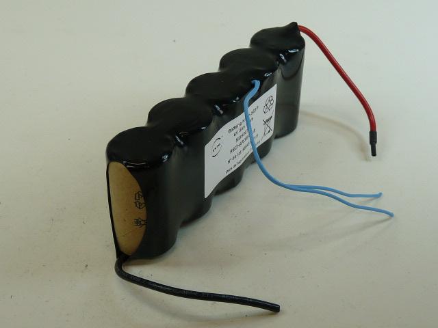 BATTERIE NIMH 5X SC 5S1P ST1 6V 3AH F60_0