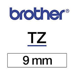 Brother Ruban titreuse BROTHER - TZe - écriture Noir / fond Blanc - 9 mm x 8 m - Modèle TZe-N221_0
