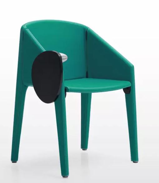 Chaise de conférence pliable avec tablette et roulettes - Tissu Xtreme ultra résistant - Modèle 'Hyway'_0