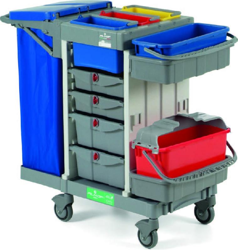 Chariot de nettoyage Alpha 2179 Click Safe - Équipé complet - Référence 07KIT2379CS - Marque FILMOP_0