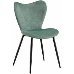 CLP Chaise de salle à manger Maika Vert/Tissu - vert textile 326357_0