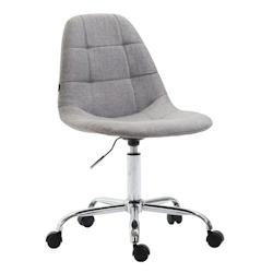 CLP Fauteuil de bureau Reims Tissu Gris - gris textile 192485708_0