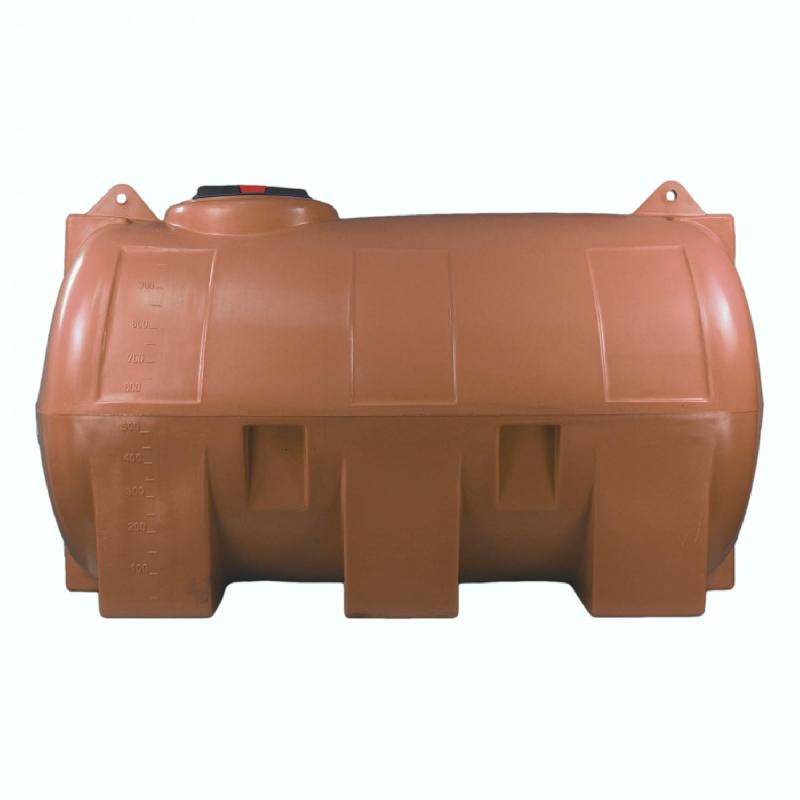Cuve 1500l Aérienne De Récupération D'eau - Réservoir Horizontal Terracotta - Elbi Cho1500_0