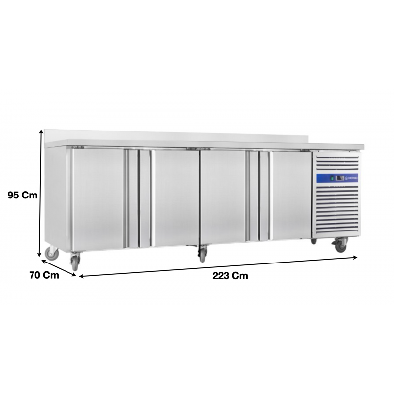 Desserte réfrigérée 700 4 portes positive tropicalisé - gn4200tn_0