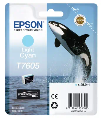 Epson T7605 Cyan clair_0