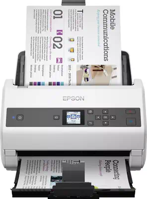Epson WorkForce DS-870 Alimentation papier de scanner 600 x 600 DPI A4 Gris, Blanc_0