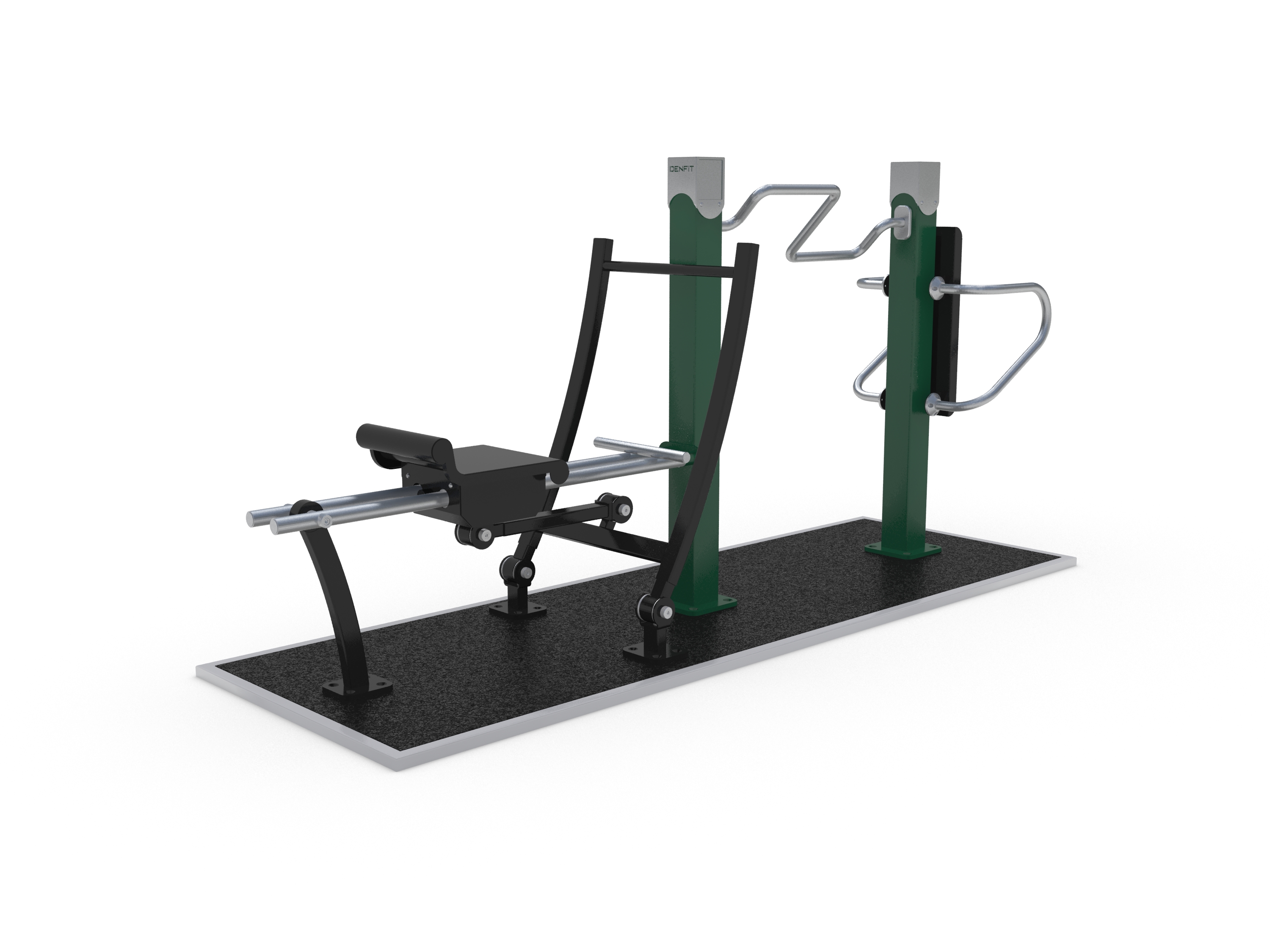 Equipement de fitness extérieur - Denfit Gym combi 7 - 8065120 - Hags_0