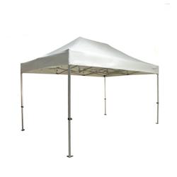 Tente pliante PRO 3x4,5m - ALU 45mm - Polyester 380g Norme M2 - Blanc - Usage professionnel intensif - FRANCE BARNUMS_0