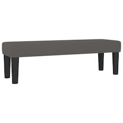 Helloshop26 - Banc banquette gris 100 x 30 x 30 cm synthétique 02_0010545 - 3000580547763_0