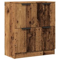 Helloshop26 - Buffet bahut commode armoire meuble de rangement organisateur cuisine salle de séjour salon vieux bois 60 x 30 x 70 cm 02_0036603 - 300_0