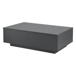 Helloshop26 - Table basse de salon design avec 4 tiroirs meuble de rangement stylé moderne panneau de particules 95 x 60 x 31 cm 03_0008435 - gris 30_0