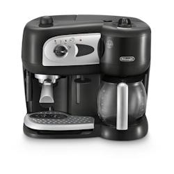 Machine Expresso Combiné Pompe - Delonghi - Bco261b.1 - 15 Bars - Dosettes Et Café Moulu - Noir Et Blanc - 8004399329140_0