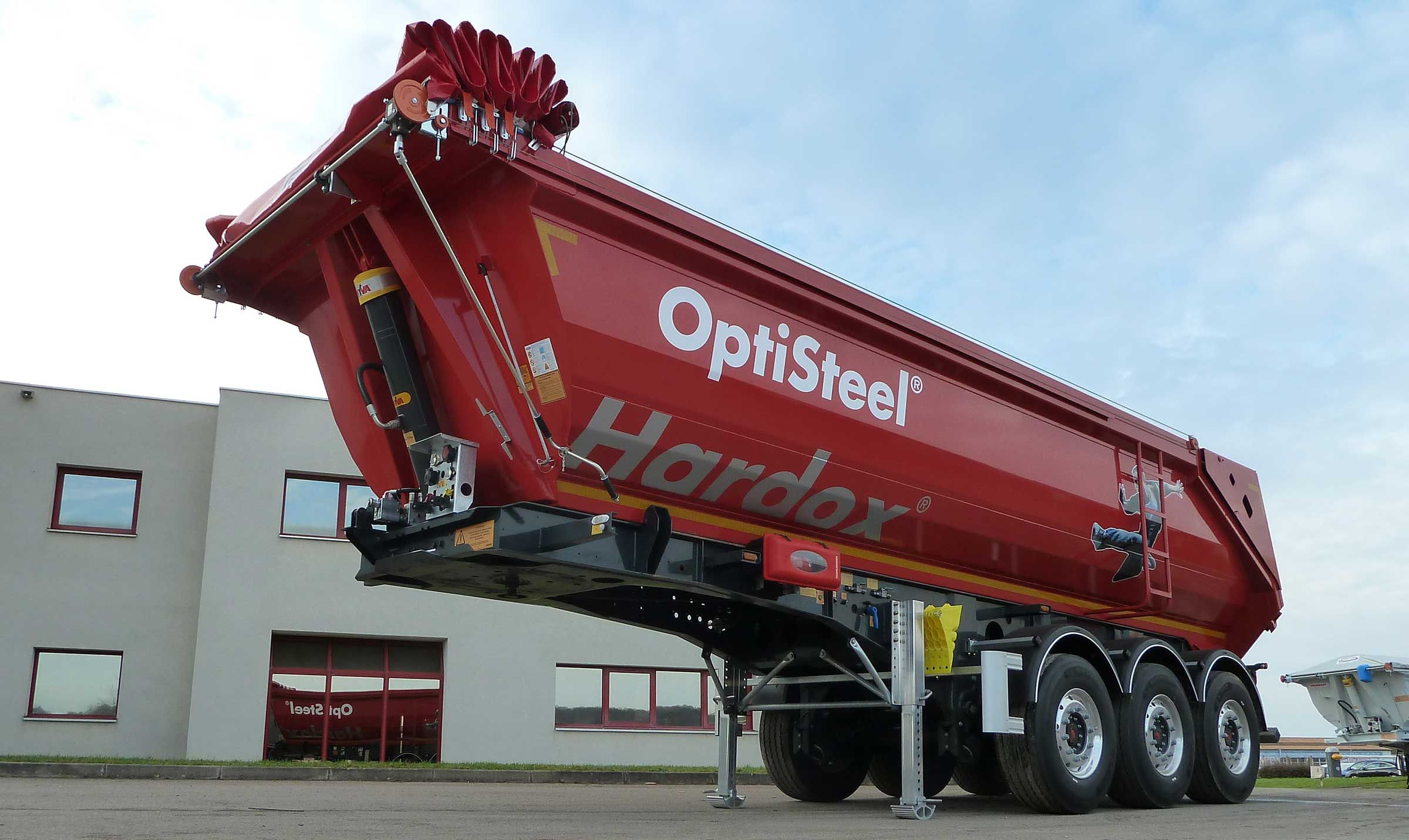 Optisteel - bennes travaux publics - fruehauf - volume : 22 à 27 m3_0