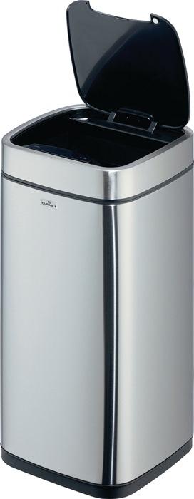 Poubelle NO TOUCH 21L 21 l H570mm acier inoxydable / plastique mét. Argent DURABLE_0