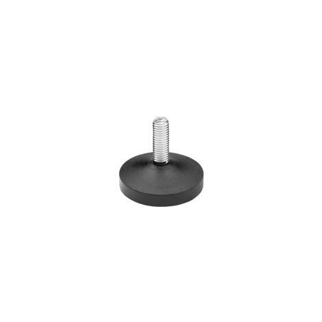 Vérin de réglage noir diamètre 30 mm - M10x32 mm - Fortaps - Modèle 650536_0