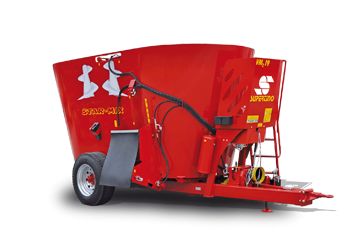 Vm2 10 - mélangeuse agricole Supertino - 2 vis verticales - capacité jusqu'à 23 m3 - poids à vide 5000 kg_0