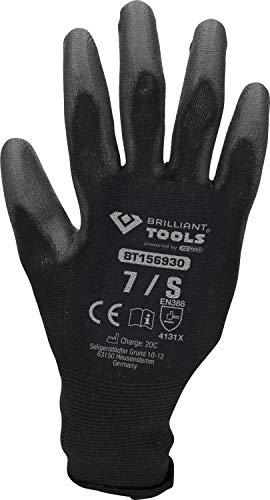 KS TOOLS BT156930 - Gants en maille fine noirs - Taille S - Lot de 12 paires_0