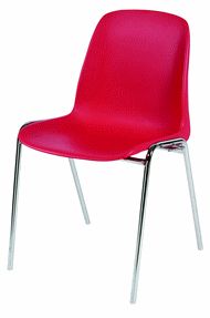 14031a824 - Chaises empilables Millet-Culinor - Polypropylène, dimensions L. 0.44 x P. 0.50 x H. 0.80m_0