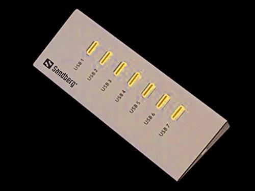 Hub informatique SANDBERG 133-82 - USB 3.0 - 6+1 ports avec alimentation 230V_0