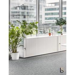 Armoire à rideaux basse en bois - MDD - design élégant avec finitions et tailles variées_0