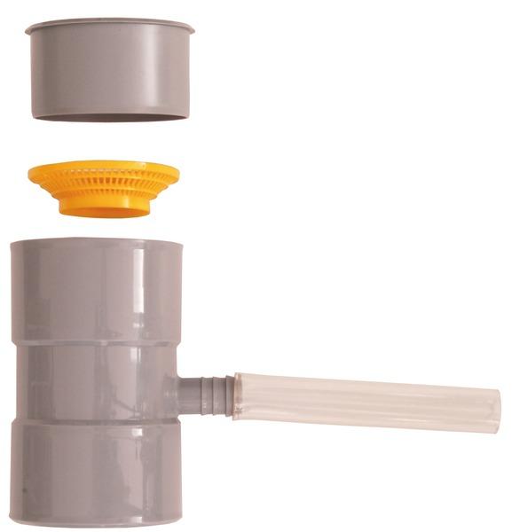 Collecteur de gouttière gris - Collecteur d'eau de pluie_0