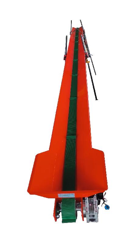 Convoyeur tapis d'évacuation à moteur électrique 230 V - 7,5 m - tractable - Idéal pour bois de chauffage Torros HTB75E_0