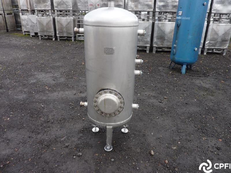 Cuve air comprimé inox 200 L - PS 7 bar, PT 10.5 bar, 6 piquages DN50_0