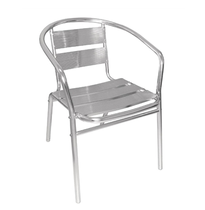 Fauteuils empilables en aluminium bolero_0