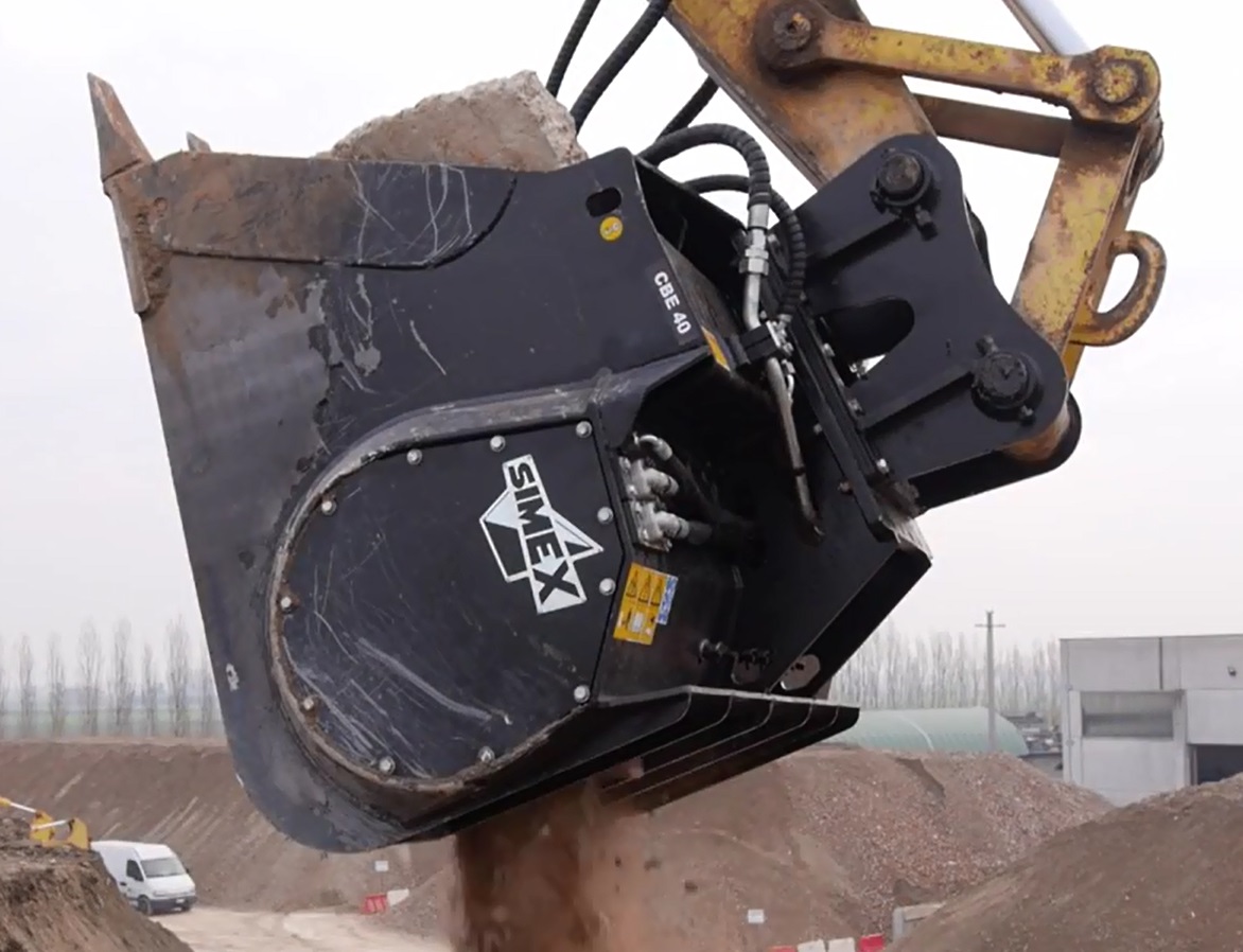 Godet concasseur - broyeur Simex CBE40 pour porteur de 24 à 40 tonnes_0