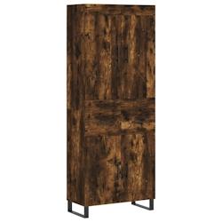 Helloshop26 - Buffet bahut commode armoire meuble de rangement organisateur cuisine salle de séjour salon haut 69,5 x 34 x 180 cm 02_0033407 - 300021_0