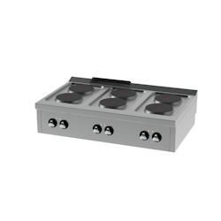 HR FAINCA Fourneau Electrique Serie 900 A Poser - 6 Plaques - 1200X930X335 - 24Kw  CE6P900S - CE6P900S_0