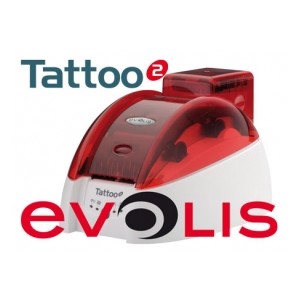 Imprimante cartes plastiques Evolis Tattoo 2 - Impression simple face - Compacte avec interface USB/parallèle_0