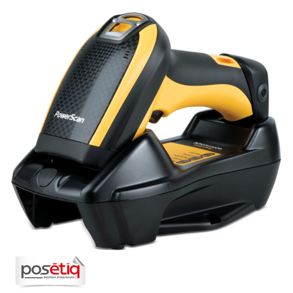 Lecteur code-barres fixe sans fil Bluetooth PBT9100 - IP65, robuste et ergonomique_0