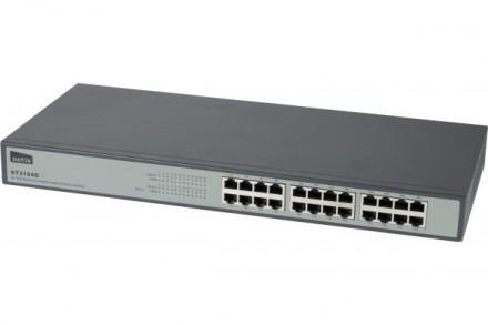 NETIS ST3124G SWITCH RACKABLE 24 PORTS GIGABIT FANLESS_0