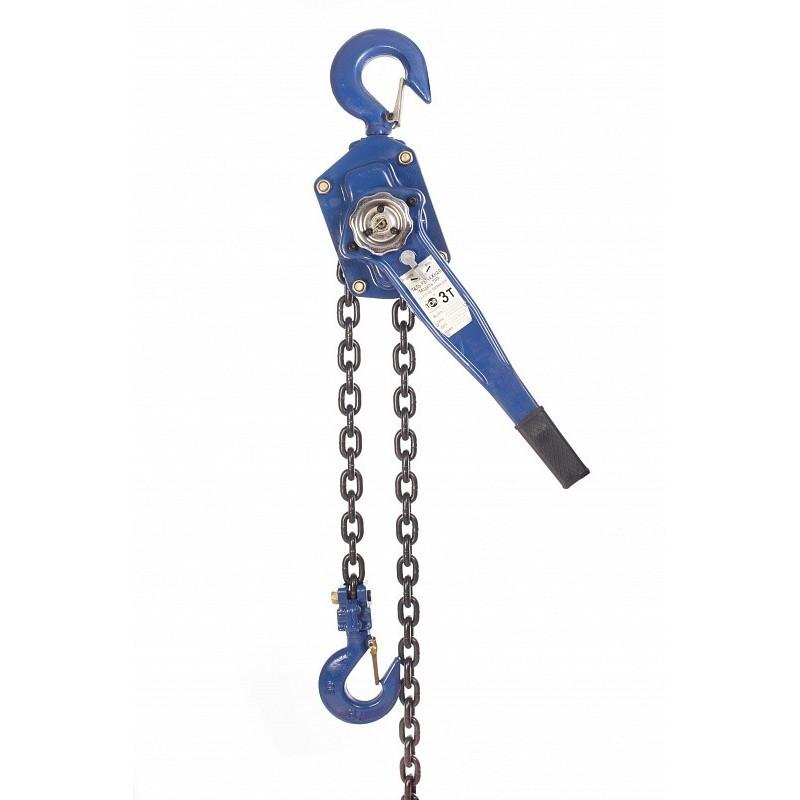 Palan manuel à levier TOR HSH, 3TX6M - capacité 3 tonnes - hauteur 6 mètres - durable et fiable_0