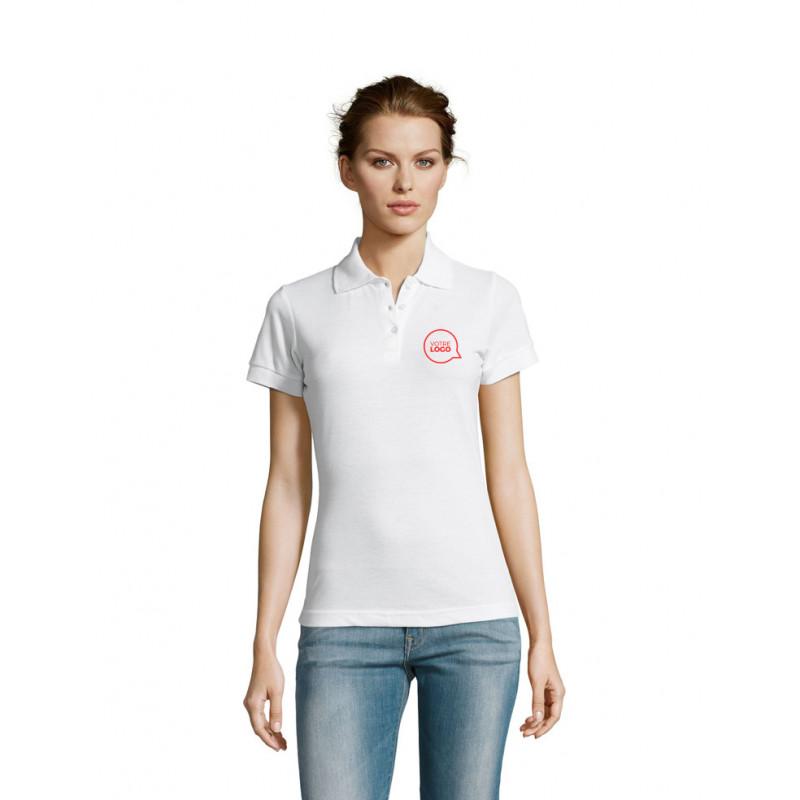 Polo Prime Women blanc - Polos personnalisés blanc_0