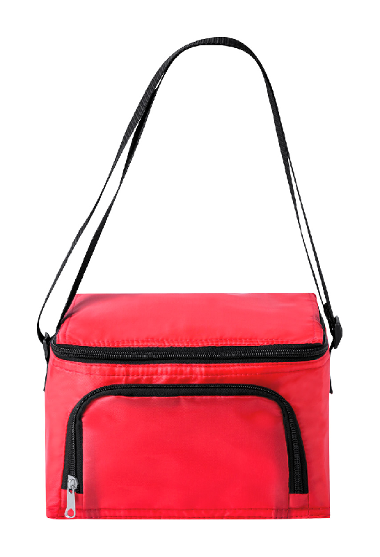 Sac isotherme en polyester 210D - Compartiments zippés, bandoulière et capacité pour 6 bidons de 0,33 L_0