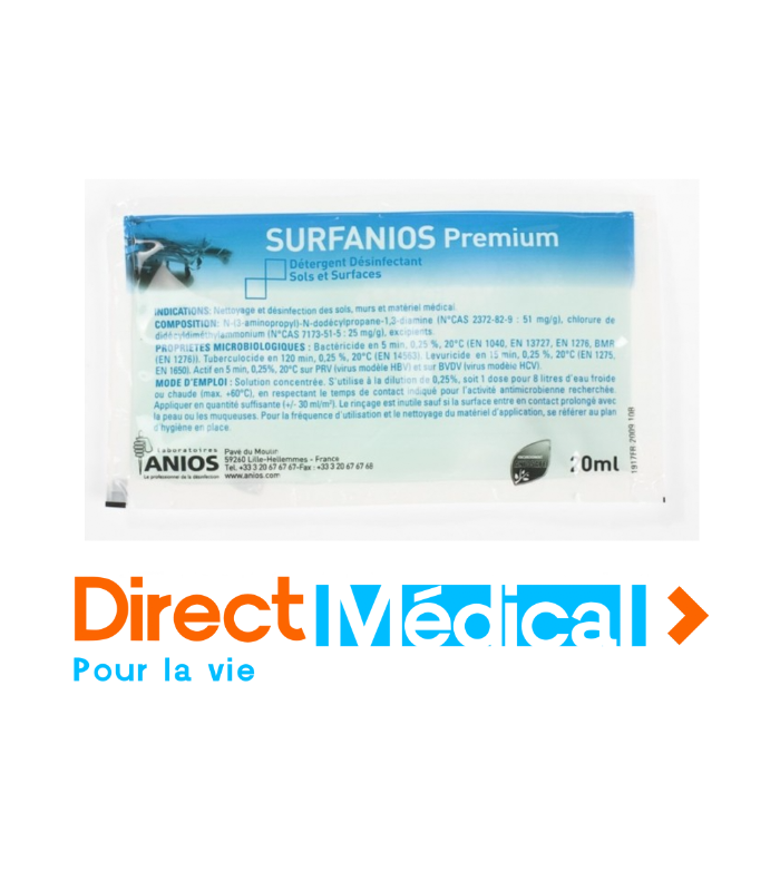 Surfanios premium 50 sachets de 20 ml - hygiene surfaces_0