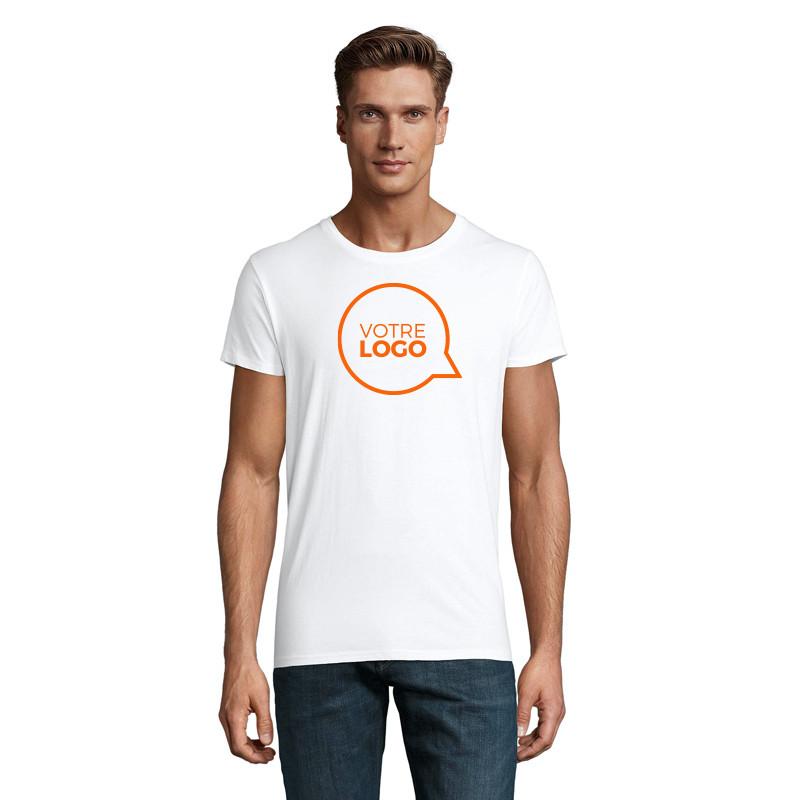 Tee-shirt coton bio Crusader blanc - Tee-shirts personnalisés blanc_0