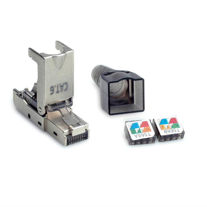 VALUE Connecteur RJ-45 à confectionner Cat.6 (Classe E) , STP_0