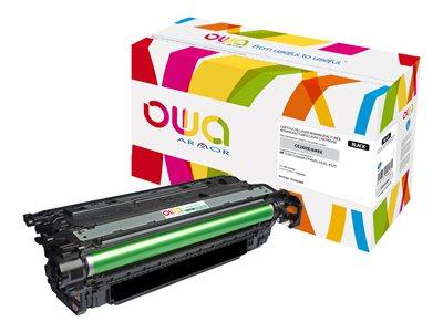 TONER REMANUFACTURÉ OWA - HAUTE CAPACITÉ - NOIR - POUR HP CE260X