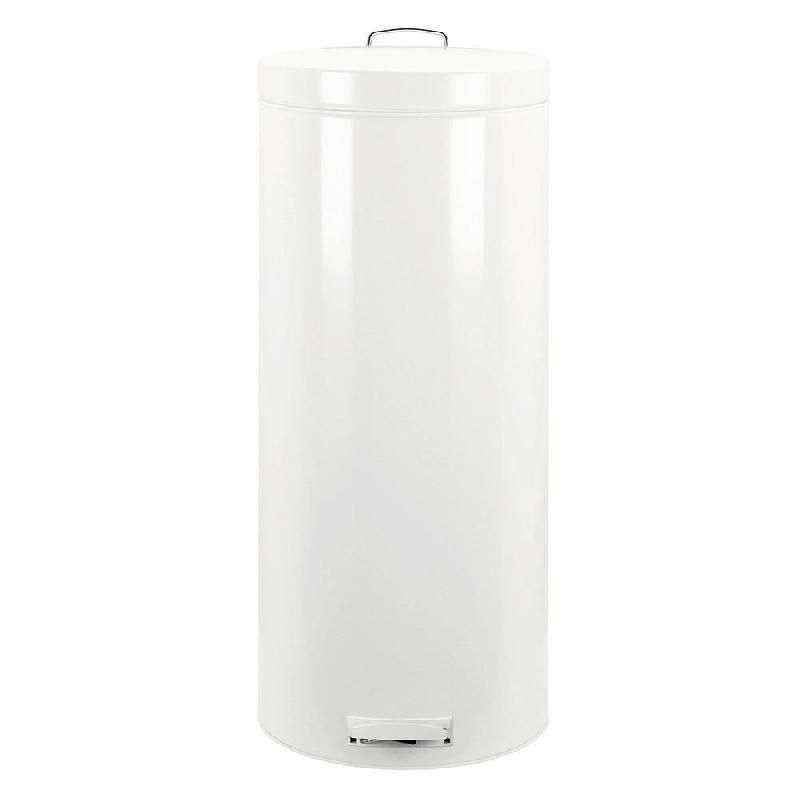 BRABANTIA POUBELLE À PÉDALE BRABANTIA 30 LITRES BLANCHE Comparer les prix  de BRABANTIA POUBELLE À PÉDALE BRABANTIA 30 LITRES BLANCHE sur Hellopro.fr