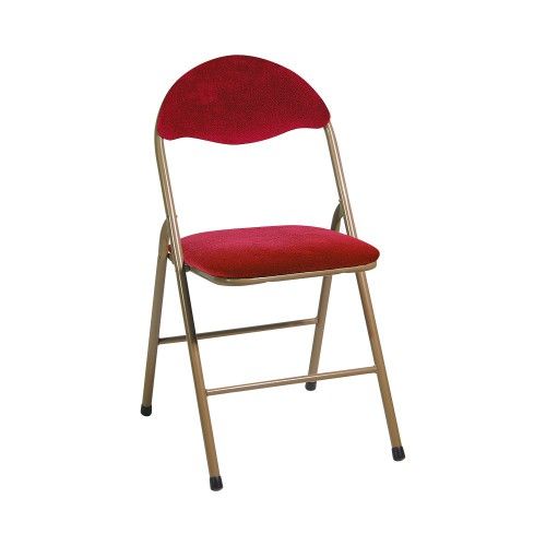 Charlotte - chaise pliante - vif furniture - bronze/bordeaux_0
