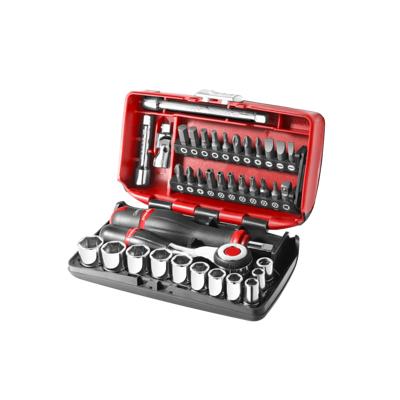 Coffret mixte clé + douilles 1/4 et 1/2 6 pans métriques RS.161